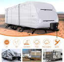 Travel Trailer RV Cover 210D Ripstop Diamond Silver Waterproof-3