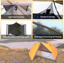Backpacking Tent 2 Person Orange-3
