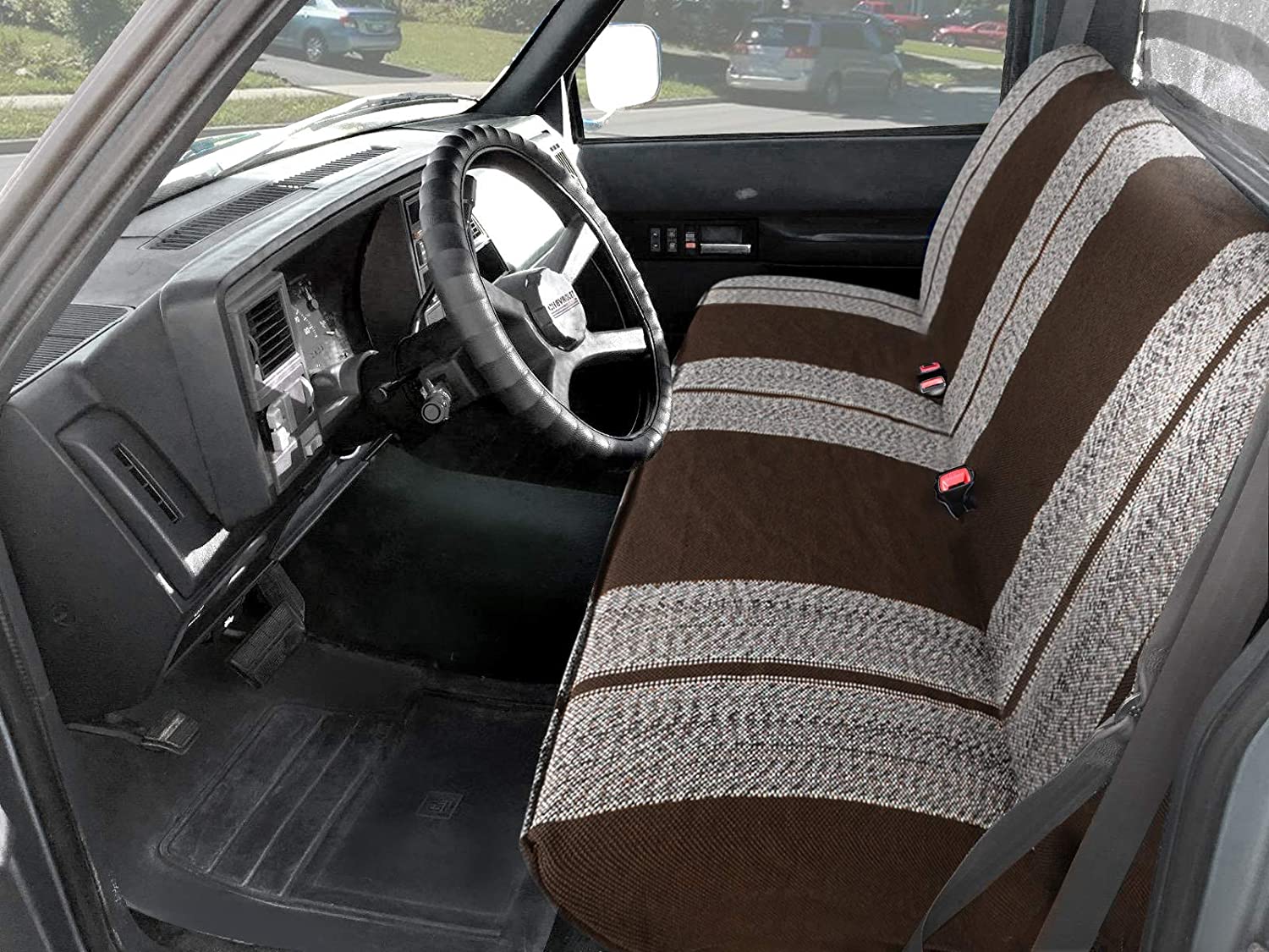 Saddle Blanket Full Size Pickup Trucks Bench Seat Cover | Leader