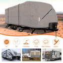 NEW EASY SETUP Travel Trailer RV Cover GRAY