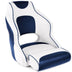 Model A - White/Blue - Blue Piping