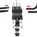 Leader Accessories Kayak Rack 2 Pair J Bar On Roof Top Mount Crossbar with 4 pcs Tie Down Straps-4
