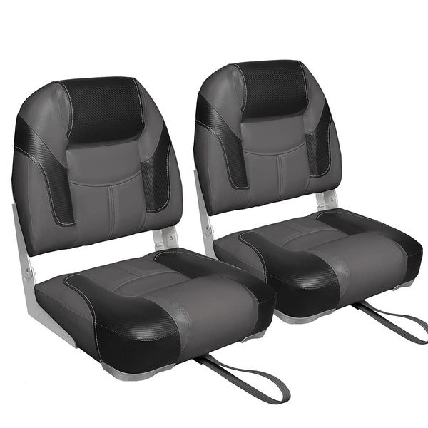 A Pair of Elite Low Folding Fishing Boat Seat (2 Seats)