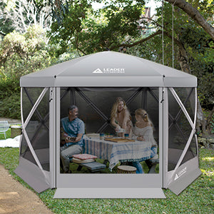 Gazebo Tent Pop Up Canopy Instant Screen House HUB SCREEN HOUSE