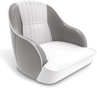 Buy c-white-gray Premium Boat Seats Model C | Pontoon Captains Bucket Boat Seats
