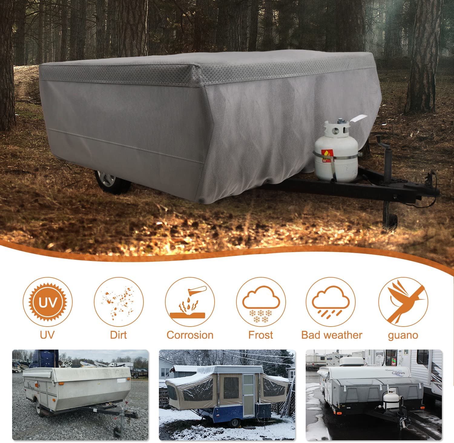 pop up tent trailer cover Pop up Folding Camper Cover RV Trailer