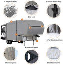 NEW EASY SETUP 5th Wheel RV Cover GRAY