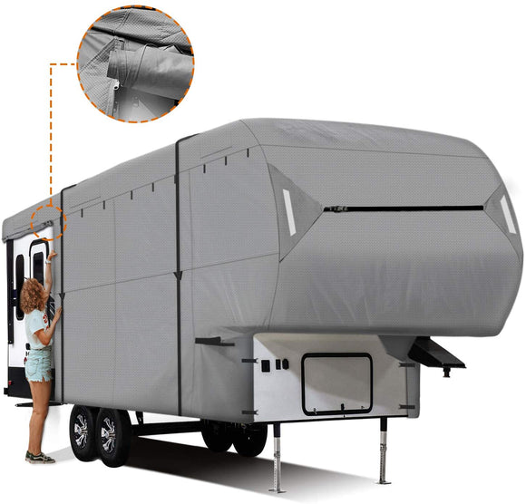 EASY SETUP 5th Wheel RV Cover GRAY