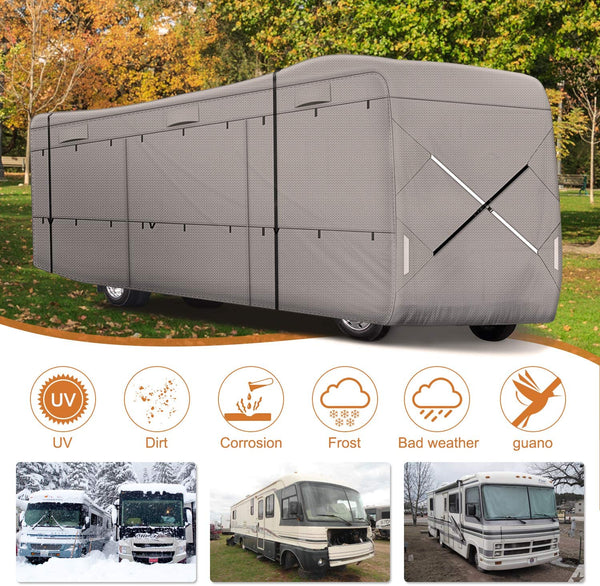 Class A RV Cover GRAY Wateproof