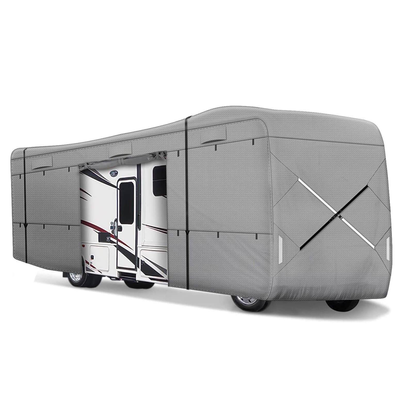 Class A RV Cover GRAY Wateproof - Leader Accessories
