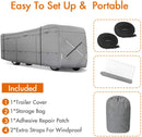 Class A RV Cover GRAY Wateproof-2
