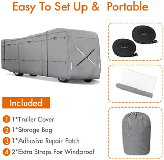 Class A RV Cover GRAY Wateproof