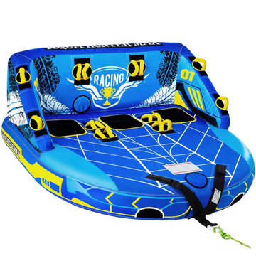 3-Person Towable Tube 2 Colors - Front & Back Tow Points - 0