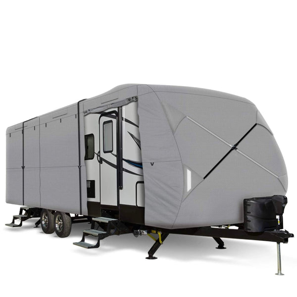 Travel Trailer RV Cover Full Size GRAY