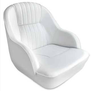Buy white-white Premium Boat Seats Model B | Pontoon Captains Bucket Boat Seats