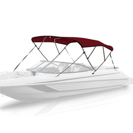 4 Bow Bimini Top BURGUNDY - High Quality Bimini Tops