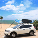 Leader Accessories Kayak Rack 2 Pair J Bar On Roof Top Mount Crossbar with 4 pcs Tie Down Straps-6