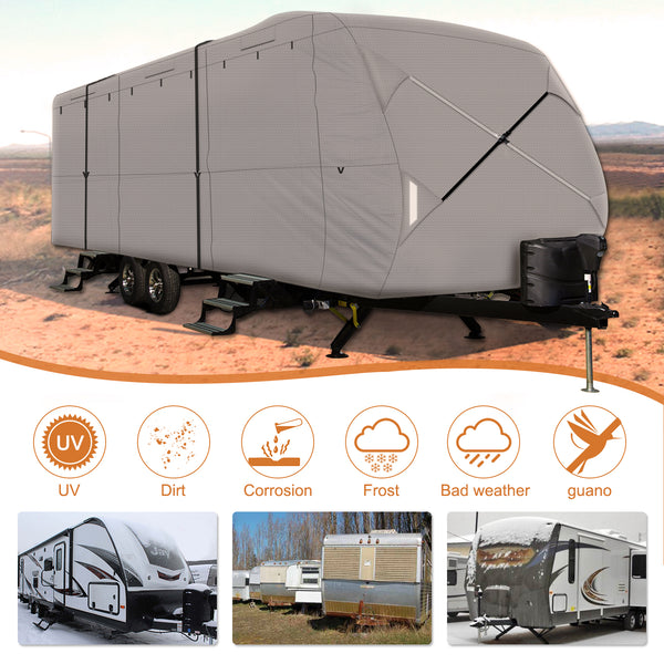 Travel Trailer RV Cover GRAY